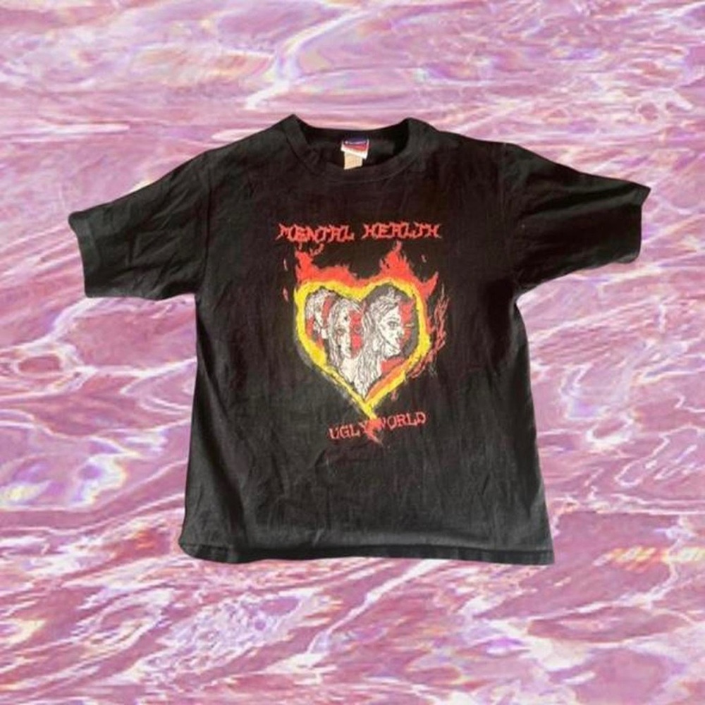 Champion x Supreme Ugly World Mental Health Graphic T shirt